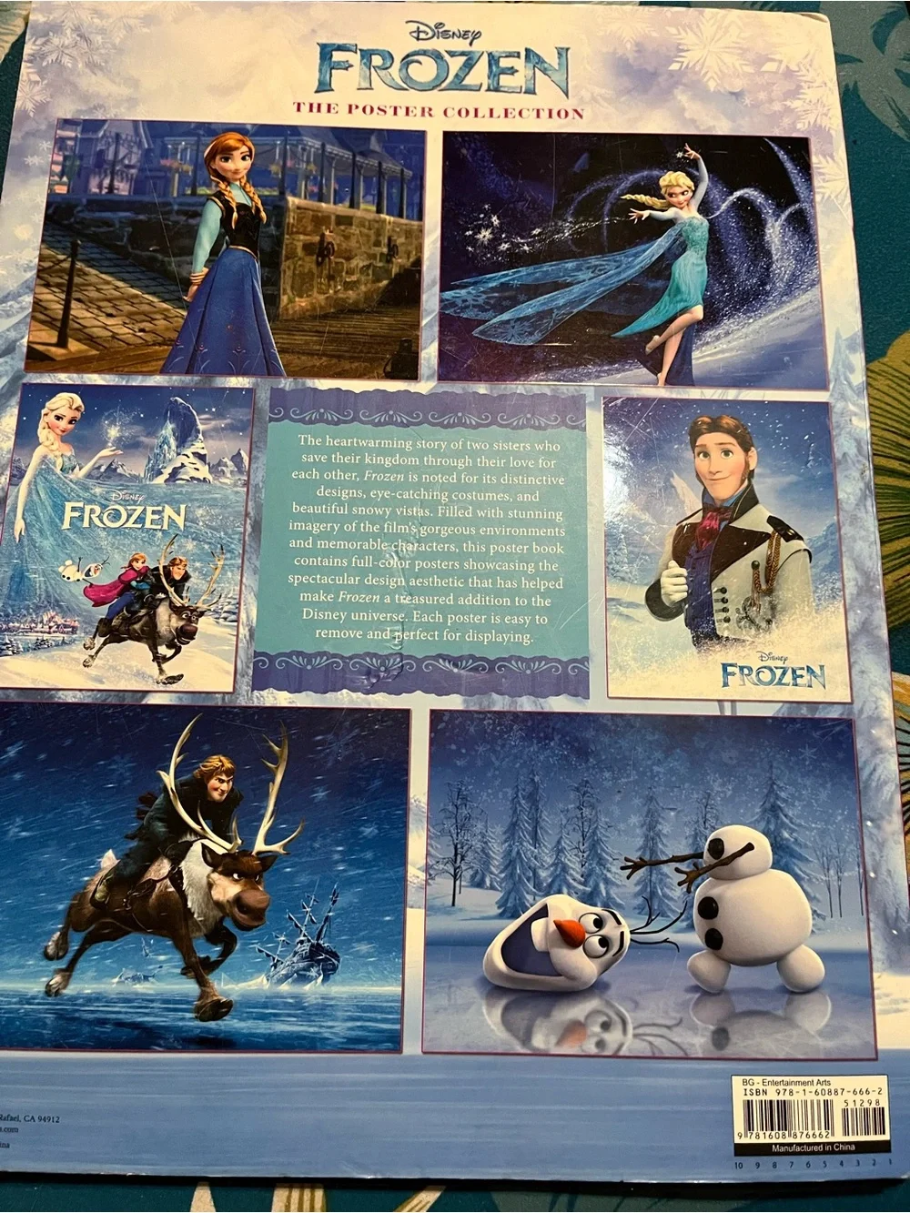 Disney Frozen Poster Collection - Blue Pink White